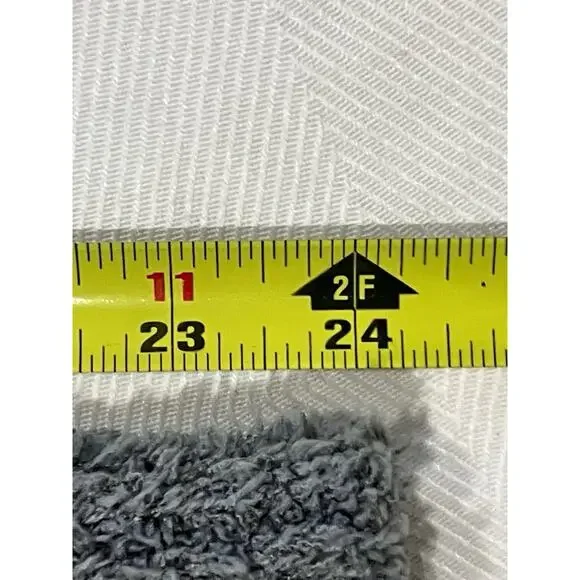 POL Relaxed Gray & White Star Patterned Sherpa Knit Sweater Soft Size M - Picture 8 of 11